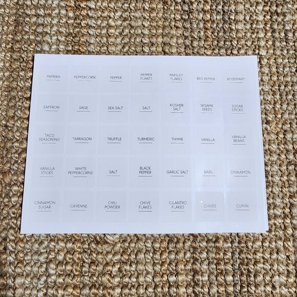 Core Kitchen Pantry Stickers- 243 Labels - Picture 7 of 10